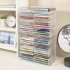 Unbranded Stackable Clear Plastic CD Organizer with Rubber Feet |