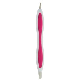 Titania Soft Touch Cuticle Knife with Rubber Hat on Blister Card – Assorted Colours, Pack of 1 x 210 g