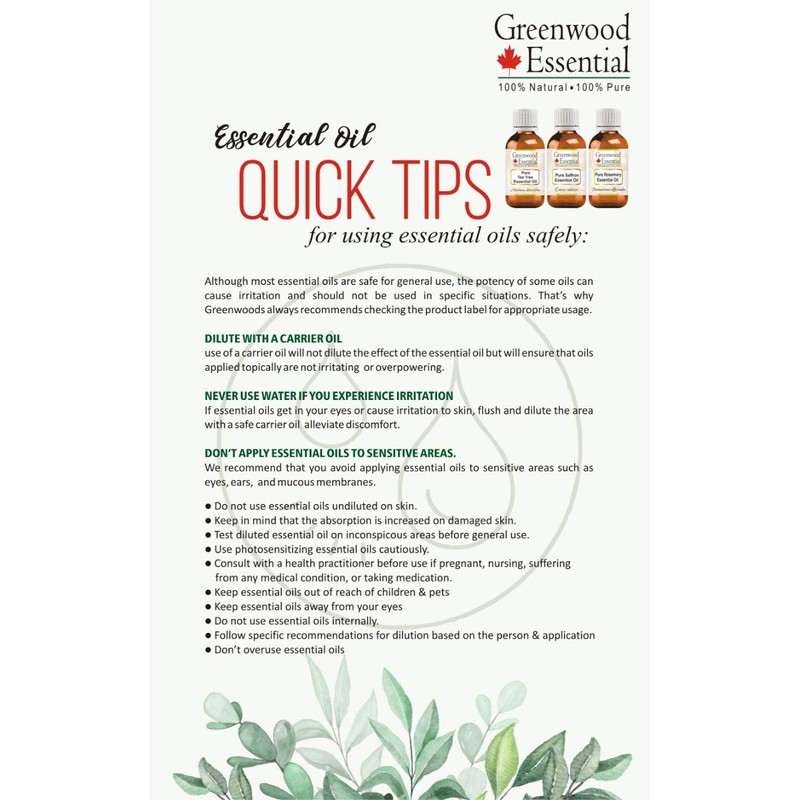 Greenwood Essential Pure Patchouli Essential Oil (Pogostemon cablin) Steam Distilled
