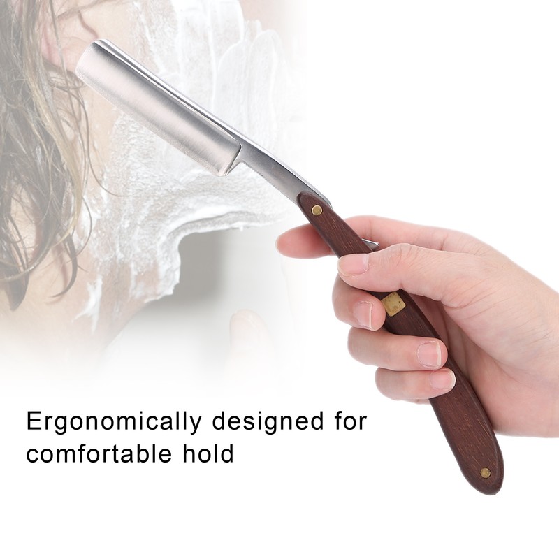 Folding Shaving Knife Rack Men Manual Shaving Blade Holder with