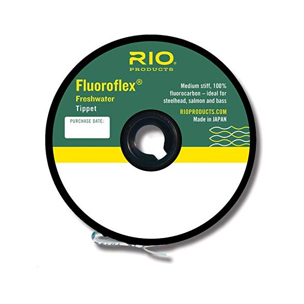 Rio Fly Fishing Tippet Freshwater Tippet 30yd 1X Fishing Tackle, Clear