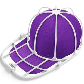 Hat Washers Cap Washers for Washing Machine, Hat Cleaning Shaper Protector Fit for Adult and Kid's Baseball Caps, White