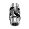 3/4" Round x 3/4" Smooth Round Chrome Steering Universal Joint
