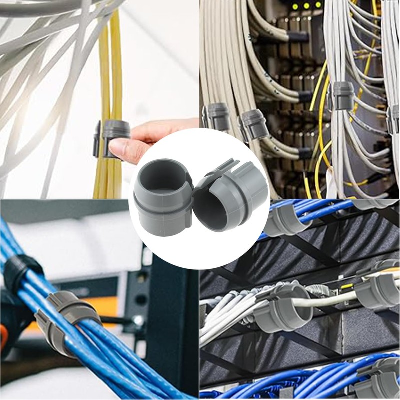 TAODAN 20PCS 1/2 Inch Non Metallic Cable Connectors Plastic Wire