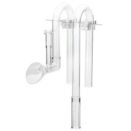 DONGKER Inflow Outflow Pipe Set, PVC Lily Pipe Inflow and Outflow with 2pcs Split Fixed Bracket for Mini and Nano Tank Filter 12/16mm Tube