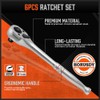 HORUSDY 3-Piece Ratchet Set, 1/4” 3/8”, 1/2" Drive Ratchet Handle