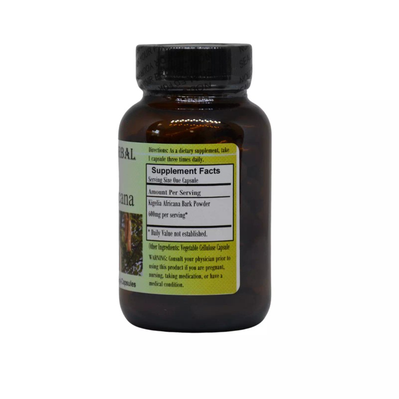 BARLOWE'S HERBAL ELIXIRS Kigelia Africana Bark | 600 mg Per