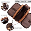 Elviros Toiletry Bag for Men, Large Travel Shaving Dopp Kit