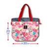 Hatayama Shoji 33201935 Lunch Tote Bag with Drawstring Japanese Pattern,