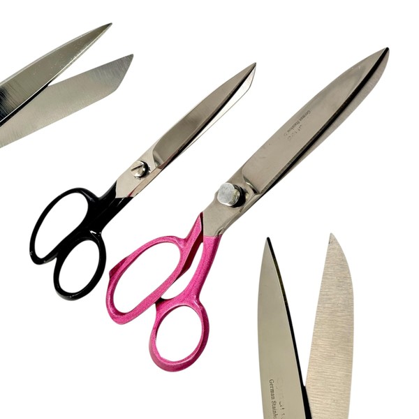 Set of 2 Tailors Dressmaking Scissors - Upholstery Multi-Purpose Utility