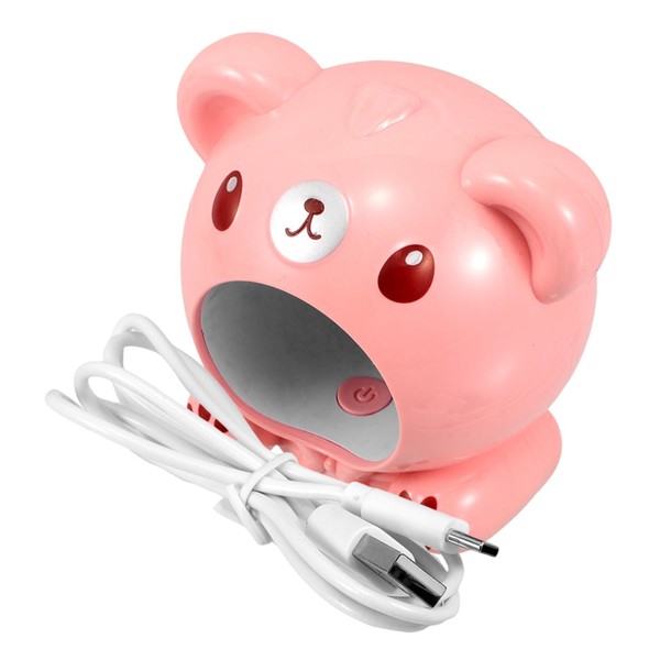 Baluue Cute Bear Nail Lamp Portable Mini Usb Gel Dryer