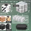 SALUDABLE Fidget Cube Infinity Cube Infinity Stress Relief Toy Set