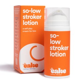 Hello Cake So-Low Stroker Lotion - Below the Belt Solo Cream for Men, Natural Moisturizing Ingredients Coconut Oil, Avocado Oil, Aloe Vera, 3.3 fl oz
