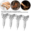 4Pcs Butterfly Tassel Shoes Buckle Ladies Boots Decorative Flower Claw