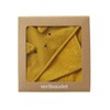 VERTBAUDET Organic Collection: Hooded Bath Towel & Wash Mitt, mustard