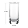 Schott Zwiesel Tritan Crystal Glass Convention Barware Collection Beer Tumbler/Long