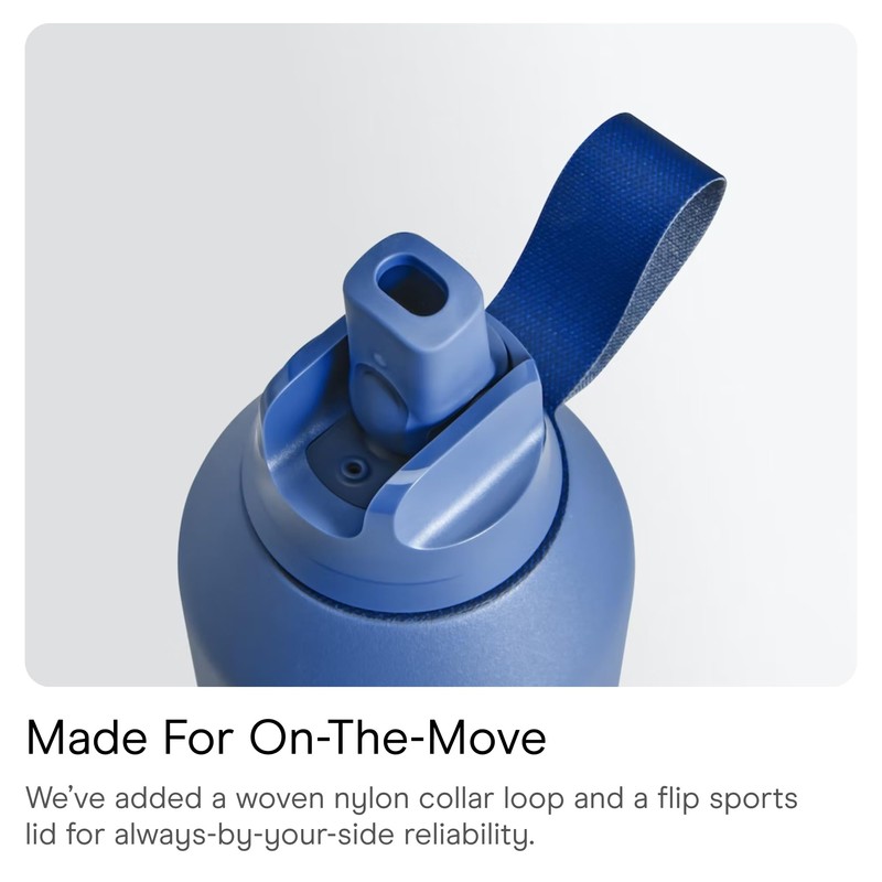 Chilly's Series 2 Sports Flip Lid with Telescopic Straw and
