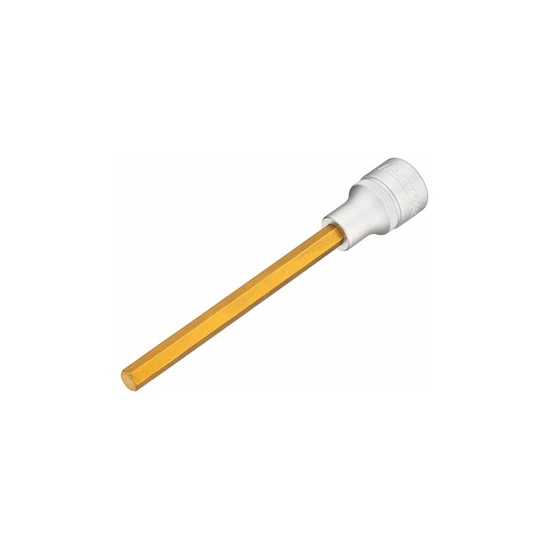 Hazet Screwdriver Socket 986SL-8, Inner Hexagon 8 mm, 1/2 Inch