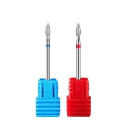 Natury Nails Set mit 2 Stück Diamantfräser für Nagelfräser, 2,7 mm, russische Maniküre, Nagelhaut, feine und mittlere Körnung