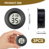 3Pcs Digital Humidity and Temperature Meter Mini Hygrometer Thermometer for