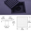 Square Shower Drain 4 inch, Nicmondo Point Center Floor Waste
