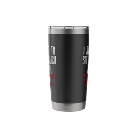 True Crime Women Murder Shows Podcasts Serial Killer Funny Stainless Steel Insulated Tumbler