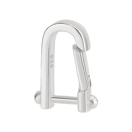 PH PandaHall 925 Sterling Silver Spring Gate Rings U-Shaped Metal Spring Ring Jewellery Spring Clasps Pendant Connector Rings Spring Close Clasp for DIY Necklaces Bracelet Jewellery Making