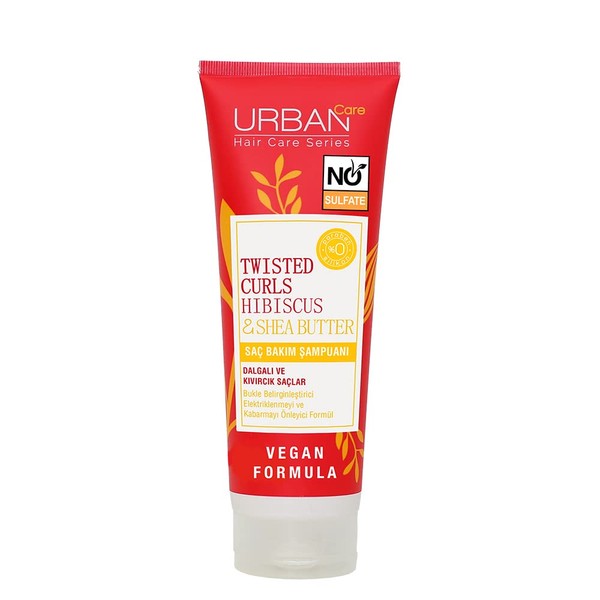 URBAN Care Twisted Curls Hibiscus & Shea Butter Kıvırcık ve