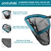 POOLWHALE Swimming Pool Cleaning Kit - Aluminum Frame Skimmer Net