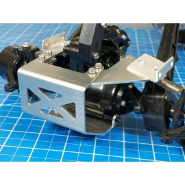 Tamiya Aluminum Axle Bumper Servo Shock Mount Guard Plate Tamiya 1/10 Super Clodbuster