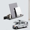 QuZCarious 1 Pack RV Aluminum Fold-Down Wall Shelf - The