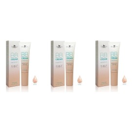 Belle Azul BB Cream 8 Benefits Perfecting Daily Moisturizer, Light 1 Oz (3 Pack)
