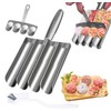 Elyssnova Meatball Maker. 4-in-1 Meatball Maker Tool, Stainless Steel, Silver,