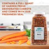 Harmony House Foods Dehydrated Diced Carrots - Air Dried Vegetables