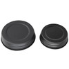 Black Vintage Reproduction Lids for Mason, Ball, Canning Jars (4