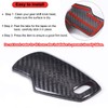 Daeiclru Real Carbon Fiber Gear Shift Knob Head Cover Compatible