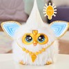Hasbro Furby Gold Glam Interactive Plush Toy with Voice Control,