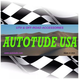 Autotude USA ARCTIC CAT WILDCAT ALL MODELS BILLET UPGRADE GAS CAP "FLAMES" BLACK, MADE IN USA