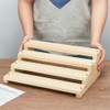 PH PandaHall Wood Skewer Holder, 120 Holes Wooden Pick Stand
