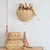 BEBE BASK Scalloped Wicker Wall Basket - The Original -