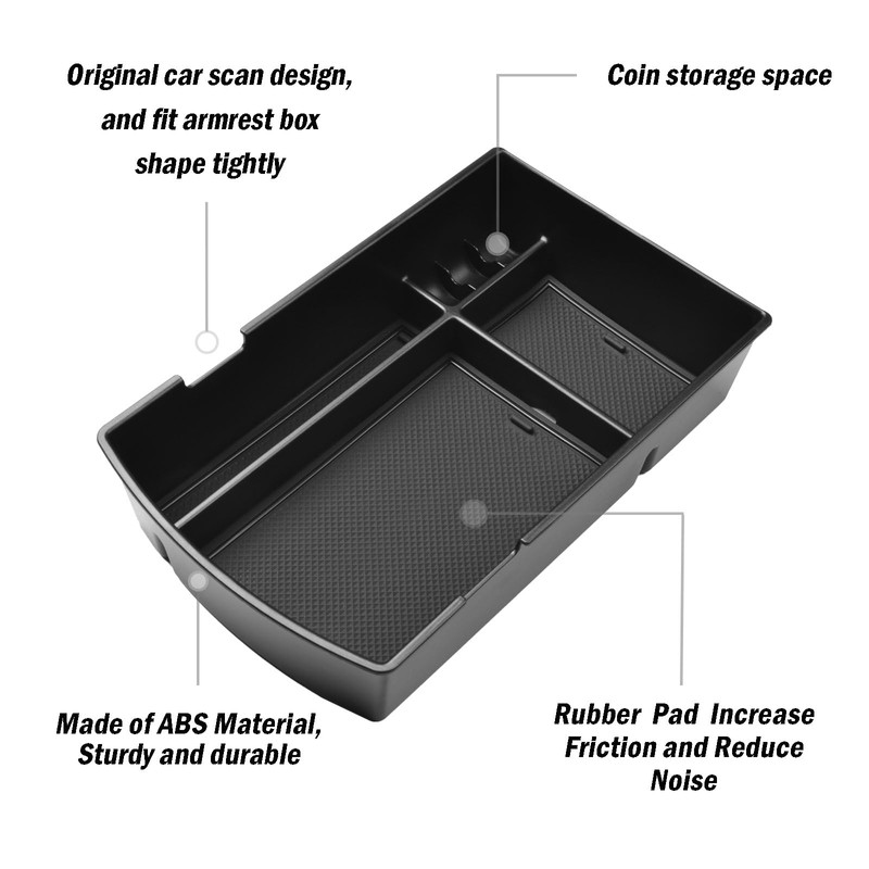 TACORBO Center Console Organizer Compatible with Subaru Ascent 2019 2020