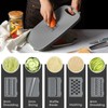 HI NINGER camping cutting board, Collapsible Chopping Board with Colander,