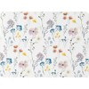 Sets of 4 Pressed Flowers Placemat Set, Floral Cork Backed