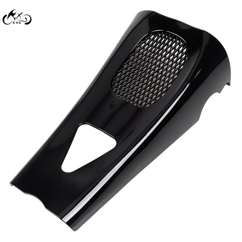 Unbranded Vivid Black Motor Chin Spoiler For Harley Touring Road