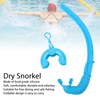 Dry Snorkel Full Silicone Soft Portable with Storage Box Snorkel