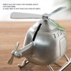 Helicopter Coin Bank Decorative Metal Money Saving Bank Coin Jar