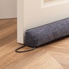 Sunolga 38" Linen Door Draft Stopper Blocks Hot and Cold