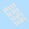 CENPEK 20 Pack White Plastic Chain Connector for Beaded Chain