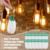 30pcs Propane Lantern Mantles, U-Shape Gas Lantern Covers Shape Replacement