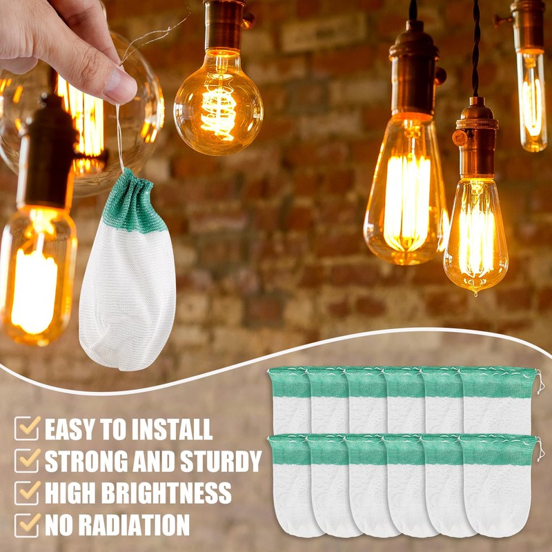 30pcs Propane Lantern Mantles, U-Shape Gas Lantern Covers Shape Replacement